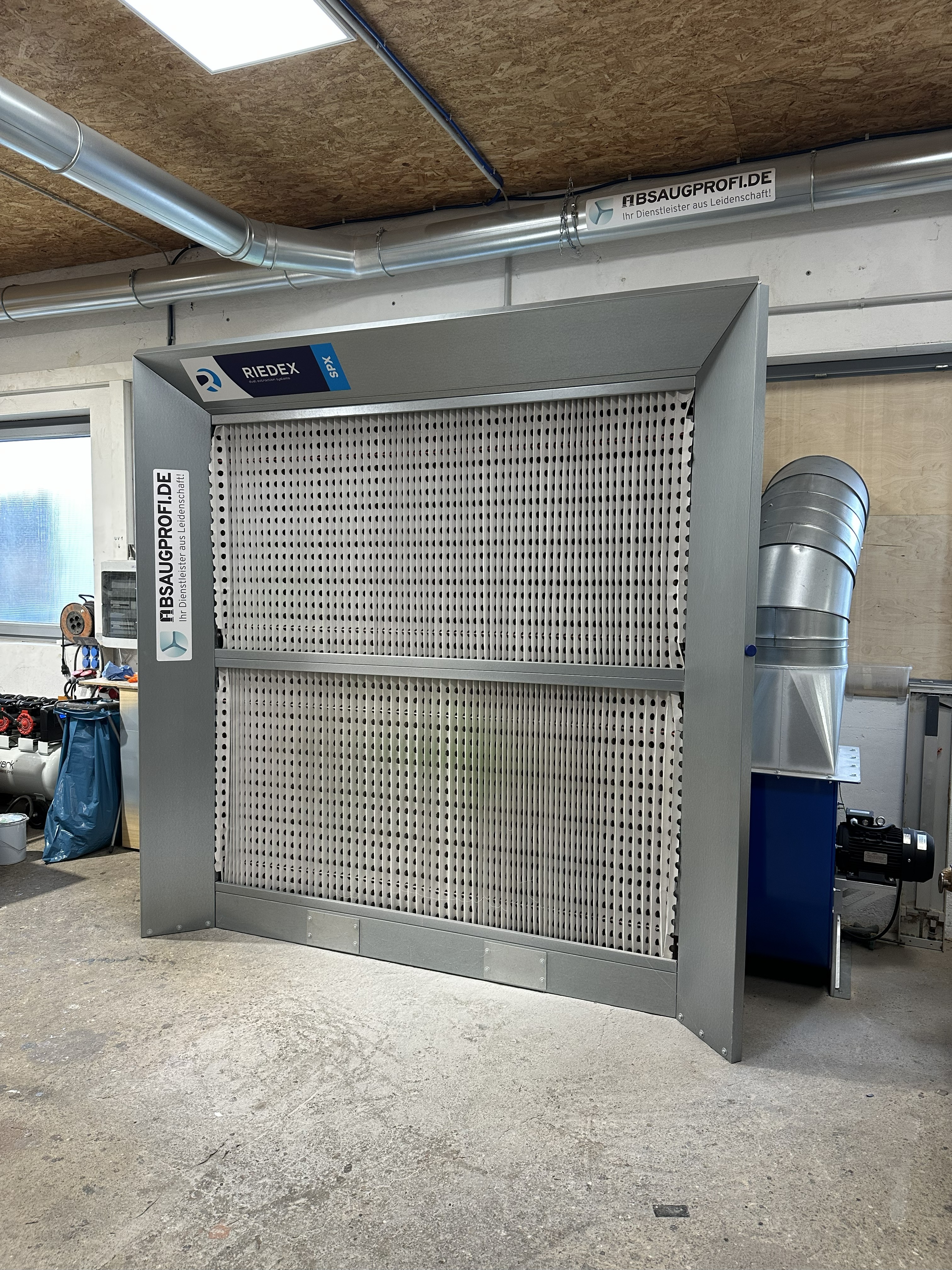 Riedex Trockenspritzwände SPX Höhe 1500 mm