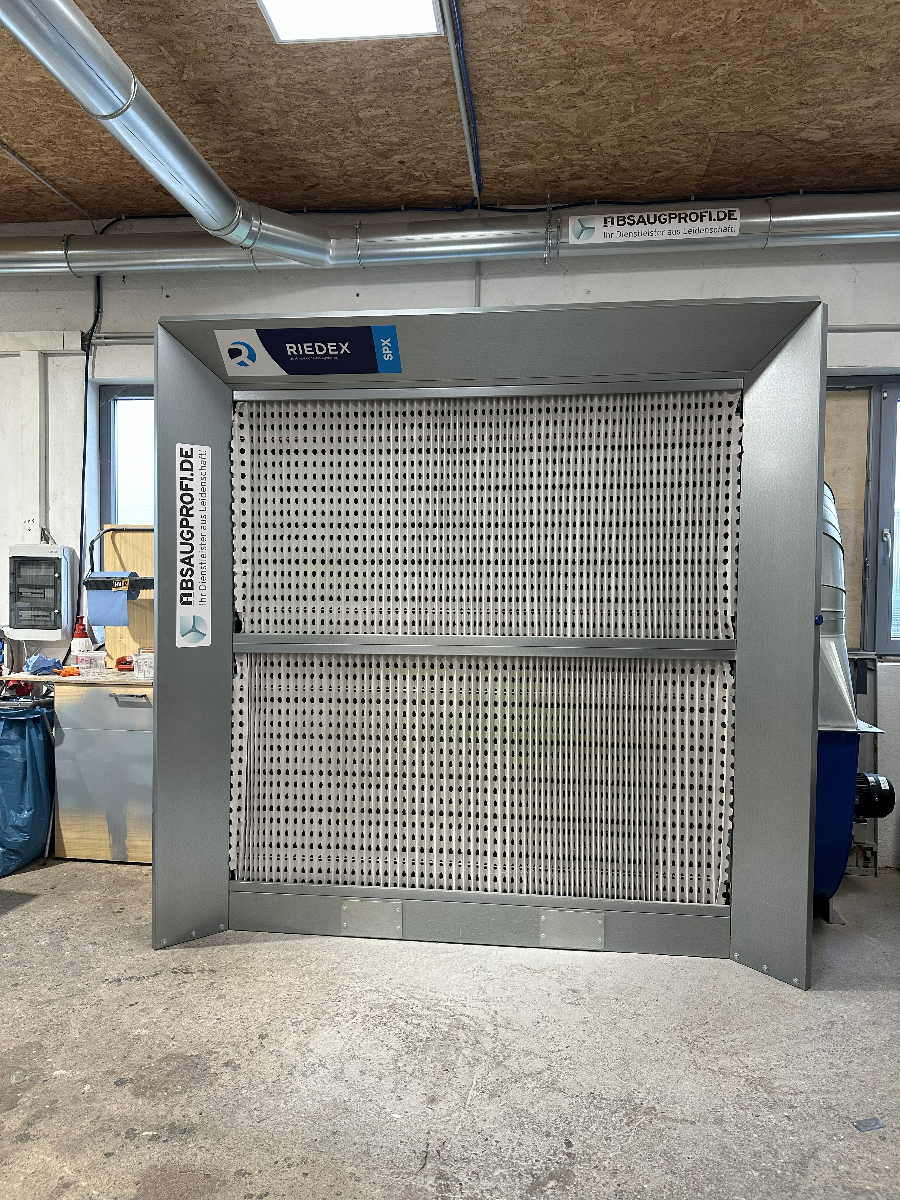 Riedex Trockenspritzwände SPX Höhe 1500 mm